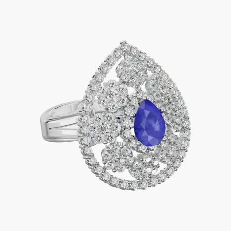 Sinor Sapphire Jewelry Ring